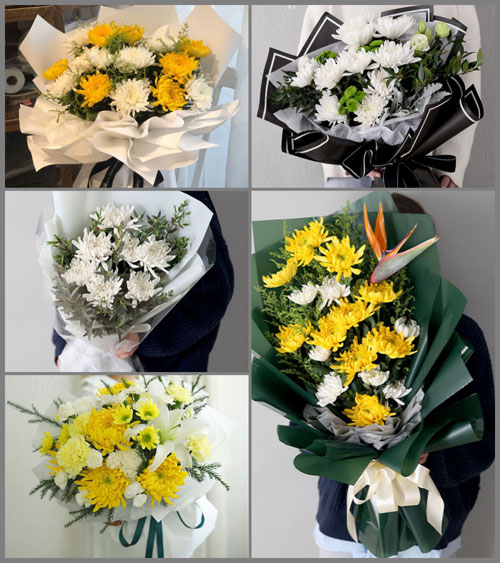 湖南永州祁阳县羊角塘镇泉口村白事花束代送